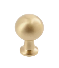 GTV: Ручка NORD кнопка, брашированное золото: GZ-NORD-1-18