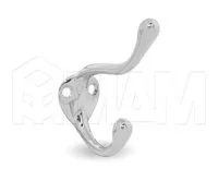Крючок двухрожковый хром: WP7104