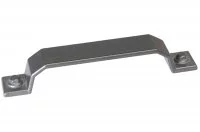 Ручка-скоба 128мм, отделка олово винтаж