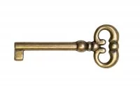 Ключ 45мм, отделка бронза античная