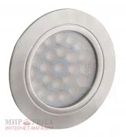 POINT Cветодиодный светильник точечный круглый, хром, 12V, нейтральный белый 4000К, 2W: PO12-RNO-NW2 POINT Cветодиодный светильник точечный круглый, хром, 12V, нейтральный белый 4000К, 2W: PO12-RNO-NW2