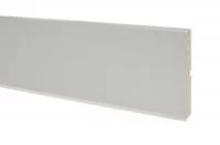 0400 Цоколь ПВХ H.120, L=4000, под гладкий алюминий NEW