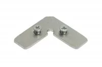 Сборочный уголок + 2 винта для FP.03, отделка цинк