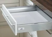 Hettich: 9214903: Ящик InnoTech, высота 70 мм, длина 470 мм, полное выдвижение, с демпфированием, серый, под прикручивание