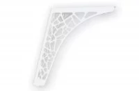 Ножка декоративная Париж, h.250, отделка белый бархат (матовый)