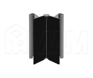 Мультиуголок (высота 100), черный глянец: 19.0330.50