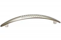 Ручка-скоба 128мм, отделка никель матовый