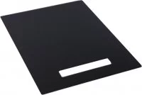 Schock: 629075 Разделочная доска большая для мойки Horizont D150 537x394x4 черное стекло