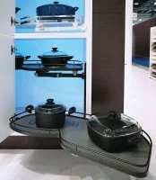 Kessebohmer: Комплект «Ле манс II Black Roger», для фасада 600 мм