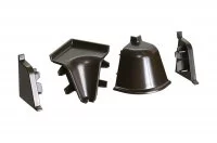 Комплект угловых элементов для овального бортика, цвет табак