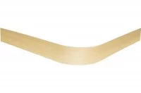 8040 Закругление для цоколя ПВХ Н.150, шпон абачи