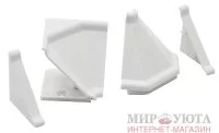 Аксессуары для треугольного плинтуса 32.01R, белый: 09.532R.BI