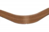 1330 Закругление для цоколя ПВХ Н.150, орех рустикальный