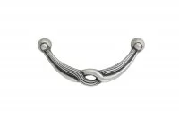 Ручка-скоба 64мм, отделка серебро античное