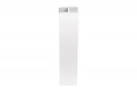 0419 Стык для цоколя ПВХ, L=4000, белый (под покраску)