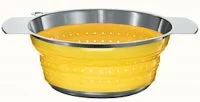 Schock: 629804 Коландер Roesle 20см нерж.сталь/силикон (желтый)