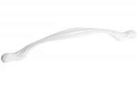Ручка-скоба 192-160мм, отделка белая матовая