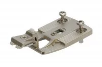 База для вкладной петли серии 3000, угол открывания 180°, отделка никель