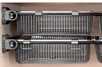 Рамка выдвижная с двумя корзинами, 870-1000мм, отделка коричневая