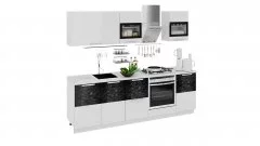 Кухонный гарнитур длиной - 240 см (со шкафом НБ)