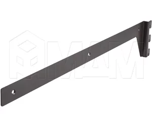 KALI полкодержатель для деревянных полок, боковое крепление, комп. на 1 полку, бронза: KL450BR