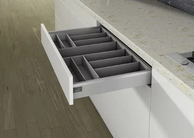 Hettich: 9123105: Лоток OrgaTray для ящиков 600, KB600, NL450, сталь, серебристый