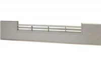 0100 Решётка вентиляционная для цоколя ПВХ H.120, L=600, под рифлёный алюминий NEW