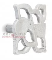 Ручка-кнопка серебро Венецианское: WPO.688.000.00M5