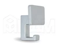 Крючок двухрожковый хром матовый: PA.0273.AP