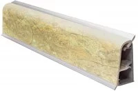 105.Бортик овальный L=4000, бежевый сланец