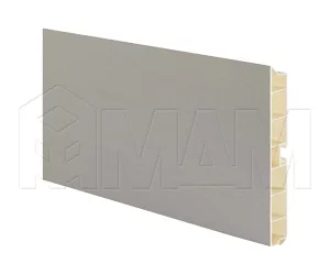 Цоколь пластиковый (высота 100, длина 4000 мм), титан крацованный: 10.0479 4M