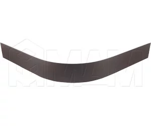 Радиусный элемент цоколя внешний (высота 100), венге: 22.5911R.10