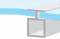 Профиль разделительный PR.100081, алюминий, L=4.1м Профиль разделительный PR.100081, алюминий, L=4.1м