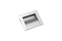 Ручка-скоба 64мм врезная, отделка алюминий