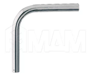 Угол 90 гр., 200х200 мм, D25 мм, хром: JOK.026.CH 02