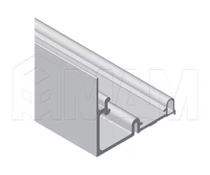 PS11 Направляющая верхняя усиленная, серебро, L-3000: PR1170006A-S3