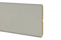 0100 Цоколь ПВХ H.150, L=4000, под рифлёный алюминий