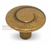 Ручка-кнопка D30мм бронза состаренная: WPO.602.030.00D1