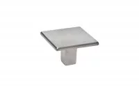 Ручка-кнопка, отделка хром матовый