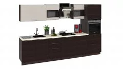 Кухонный гарнитур длиной - 300 см (с пеналом ПБ) «Латте-2»