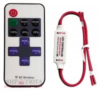 Диммер с пультом ДУ, радиоканал, 10 уровней регулировки яркости: LSA-DIM-RF10 Диммер с пультом ДУ, радиоканал, 10 уровней регулировки яркости: LSA-DIM-RF10