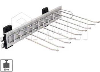 Вешало для брюк выдв. крепл./бок., правое: RU-014 RIGHT