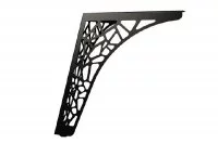 Ножка декоративная Париж, h.250, отделка черный бархат (матовый)