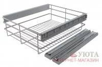 PARTNER Корзина для белья, 500 мм, серый, полн. выдв., плавн. закр.: ACF50MBOT