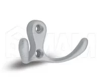 Крючок двухрожковый хром матовый: WP1908