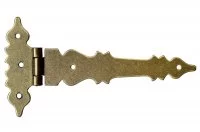 Петля декоративная накладная 152х80х2 , отделка бронза античная