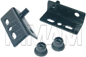 Компл. петель для двери из ДСП, черный: 2021 BLACK