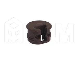 SI03 Полкодержатель для деревянных полок с фиксацией, коричневый: SI03PMA