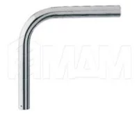 Угол 90 гр., 200х200 мм, D25 мм, хром: JOK.026.CH 02