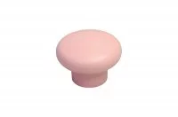 Ручка-кнопка, отделка розовая